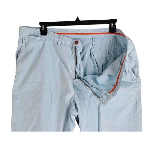 Tommy Bahama Chino Pants Mens 40 Light Blue Pima Cotton Distressed (42x10.5) - Picture 4 of 11